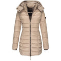 Jaqueta Feminina Puffer Longa com Capuz - WinterGlam