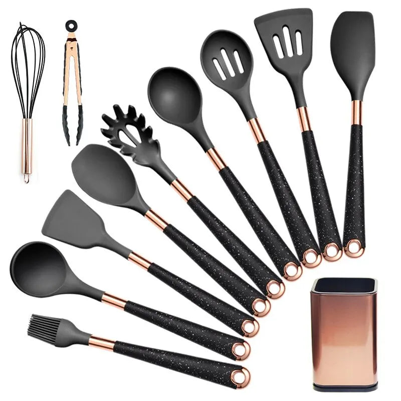 Kit de Utensílios de Cozinha em Silicone