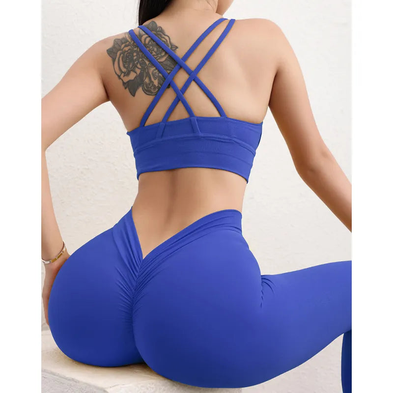 Calça Legging Corte V | Levanta BumBum | Sem Costura | Cintura Alta