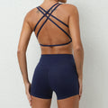 Conjunto Esportivo de Lycra | Costas em Cruz Aberta