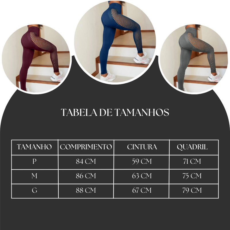 Calça Legging Empina BumBum | Cintura Alta