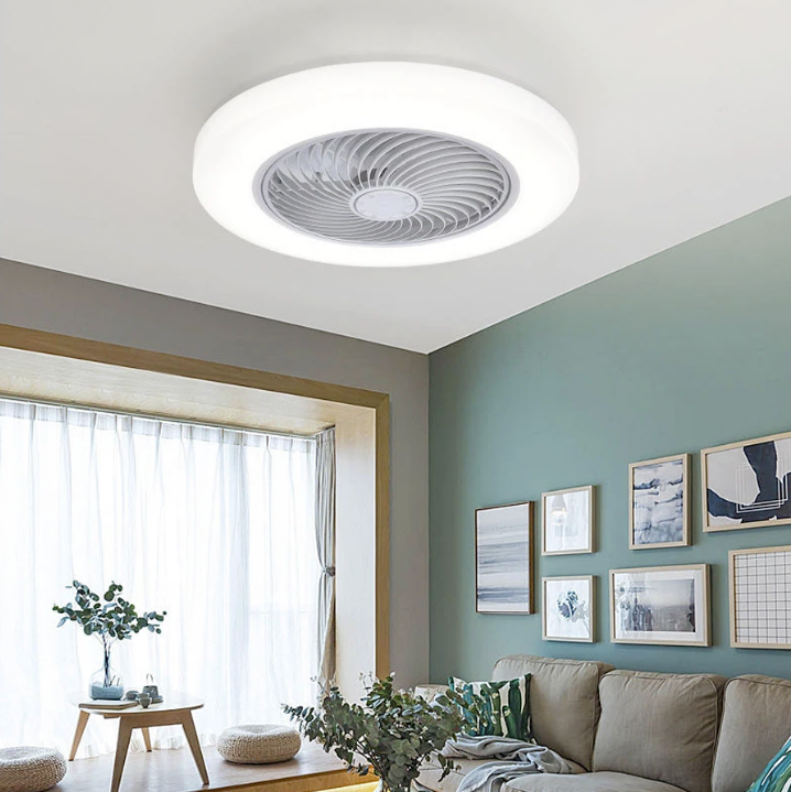 Luminária LED com Ventilador de Teto | EcoLight